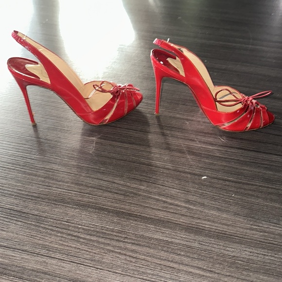 CHRISTIAN LOUBOUTIN red Corsetica Pumps size 40 - Picture 3 of 8